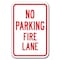 Signmission No Parking Fire Lane 12inx18in Heavy Gauge Alum Signs, 18" L, 12" H, A-1218 Fire Lane - No PK Fire L A-1218 Fire Lane - No PK Fire L - alternate 1